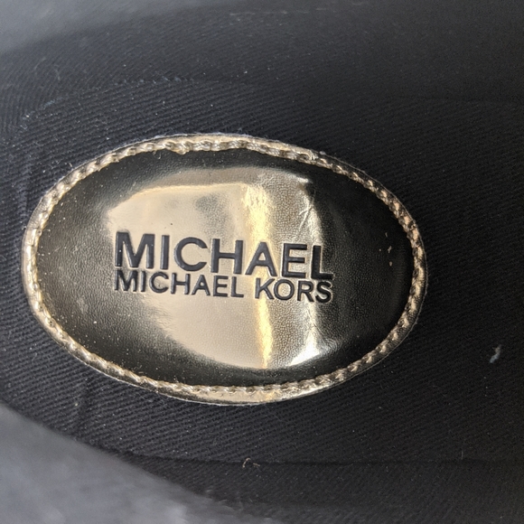 Michael Kors Heel Sneakers Wedges Leather 9.5 - Picture 8 of 8